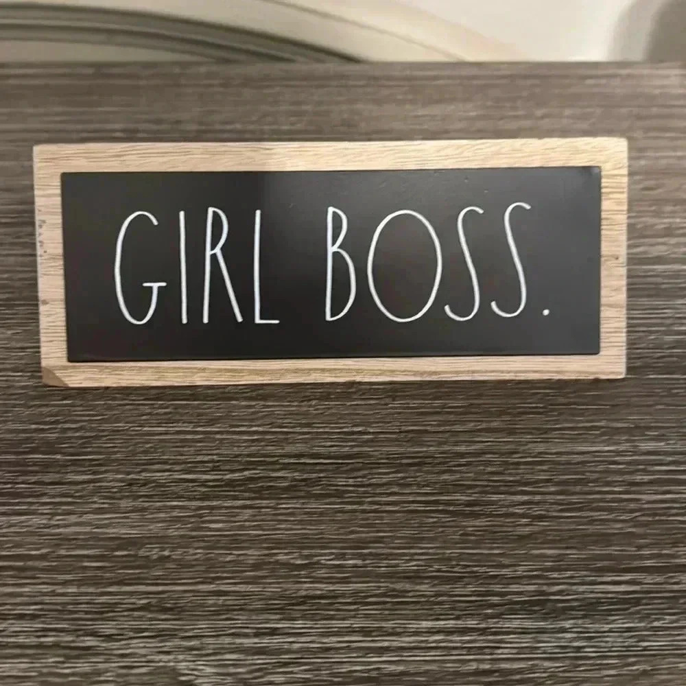 RAE DUNN Girl Boss Sign